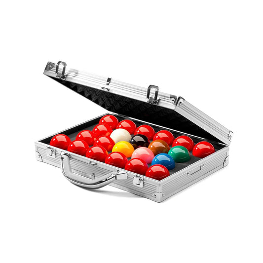2 1/16" 1G TOURNAMENT CHAMPION SUPER PRO - SNOOKER BALL SET IN METAL CASE - ARAMITH