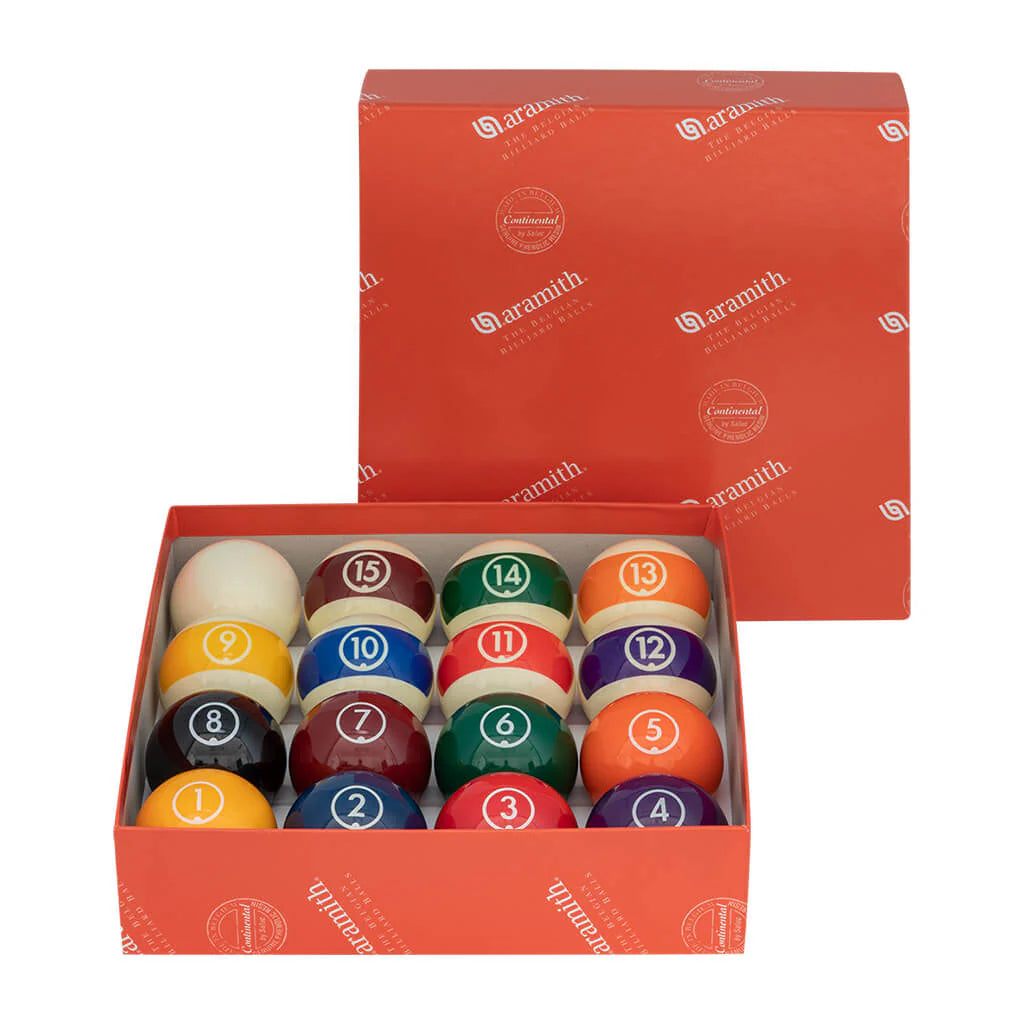 2 1/4" CONTINENTAL POOL BALL SET - ARAMITH