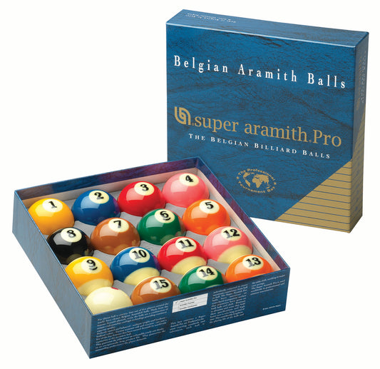 2 1/4" TV SUPER ARAMITH PRO POOL BALL SET
