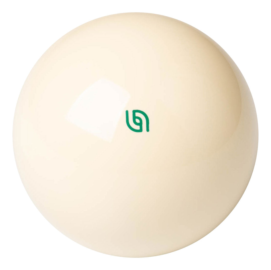 2 1/4" MAGNETIC CUE BALL - GREEN LOGO - ARAMITH