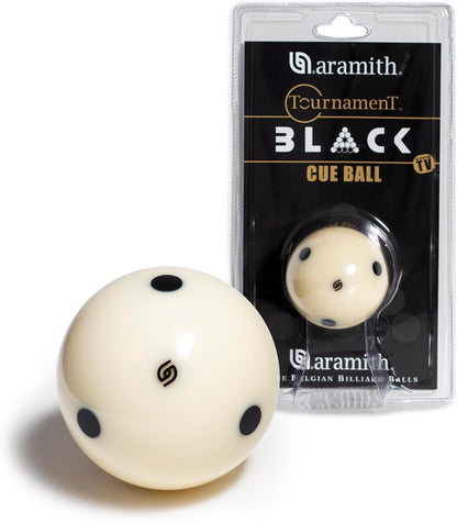 2 1/4" BLACK DOT PRO CUP CUE BALL - ARAMITH