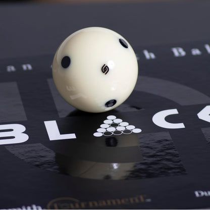 2 1/4" BLACK DOT PRO CUP CUE BALL - ARAMITH