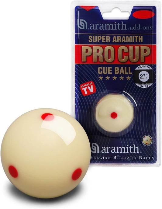 RED DOT PRO CUP CUE BALL - ARAMITH