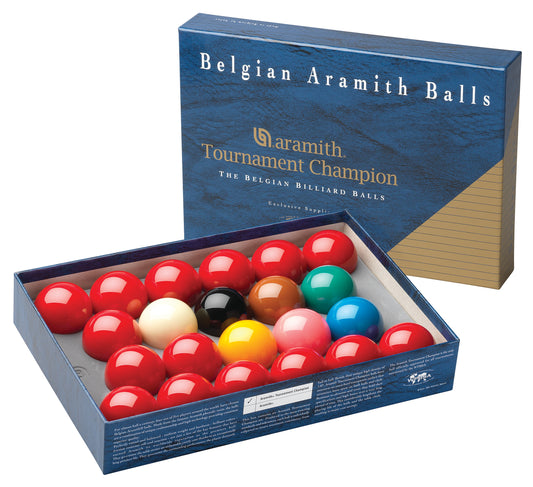 2 1/16" TOURNAMENT CHAMPION SNOOKER BALL SET - ARAMITH