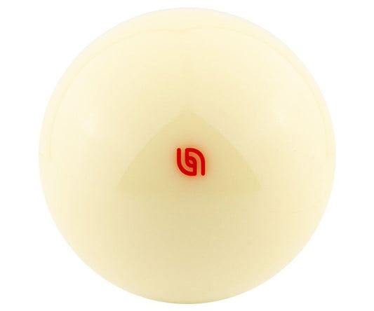 2 1/4" SUPER PRO RED LOGO CUE BALL - ARAMITH