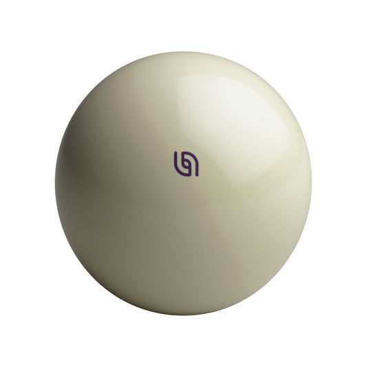 2 1/4" MAGNETIC CUE BALL - PURPLE LOGO - ARAMITH